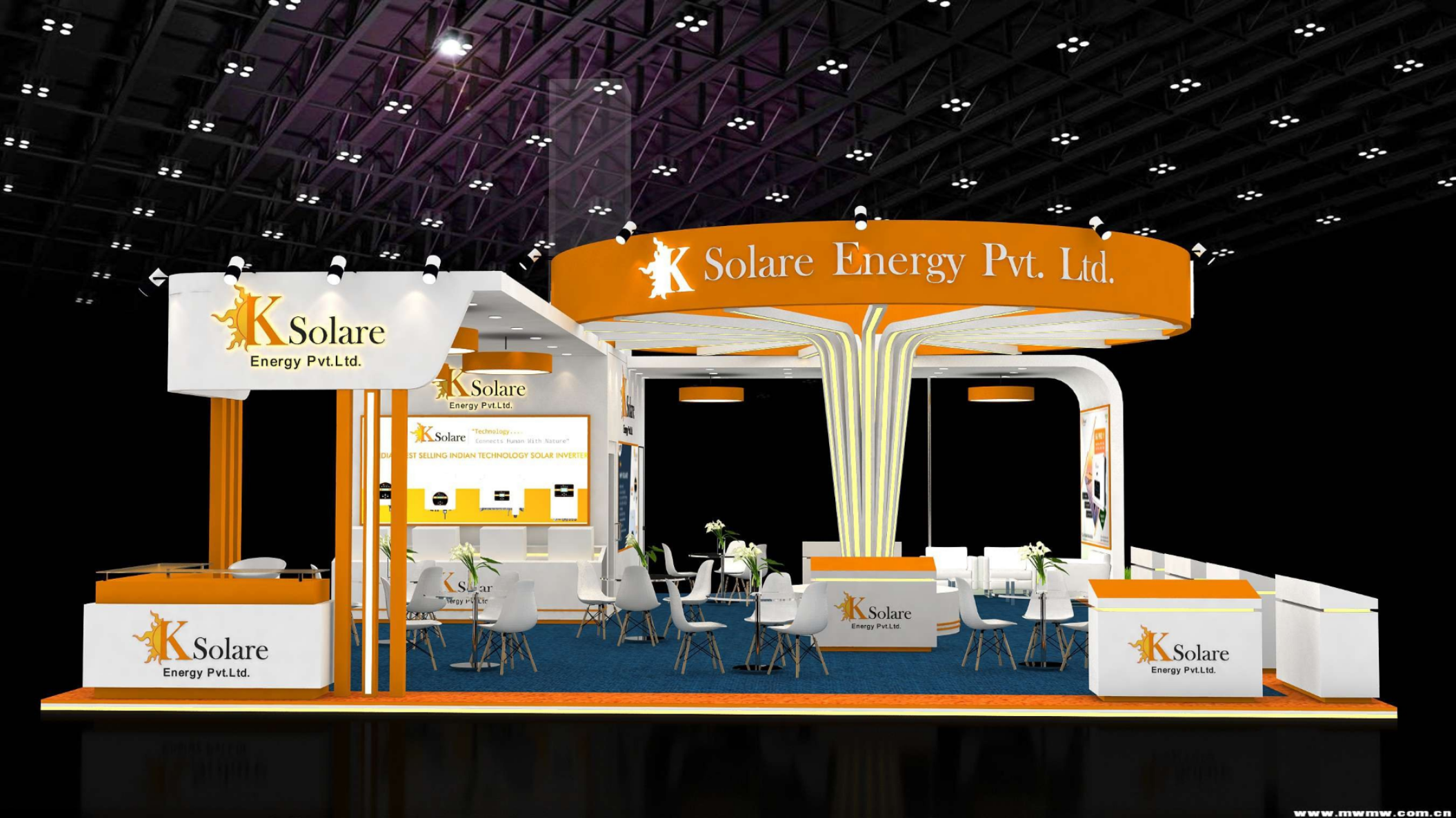 K Solare booth front view